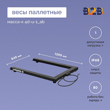  Весы паллетные МАССА-К 4D-U-1_AB