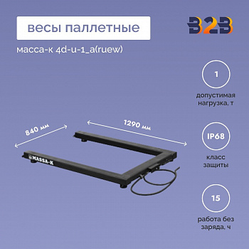 Весы паллетные МАССА-К 4D-U-1_A(RUEW)